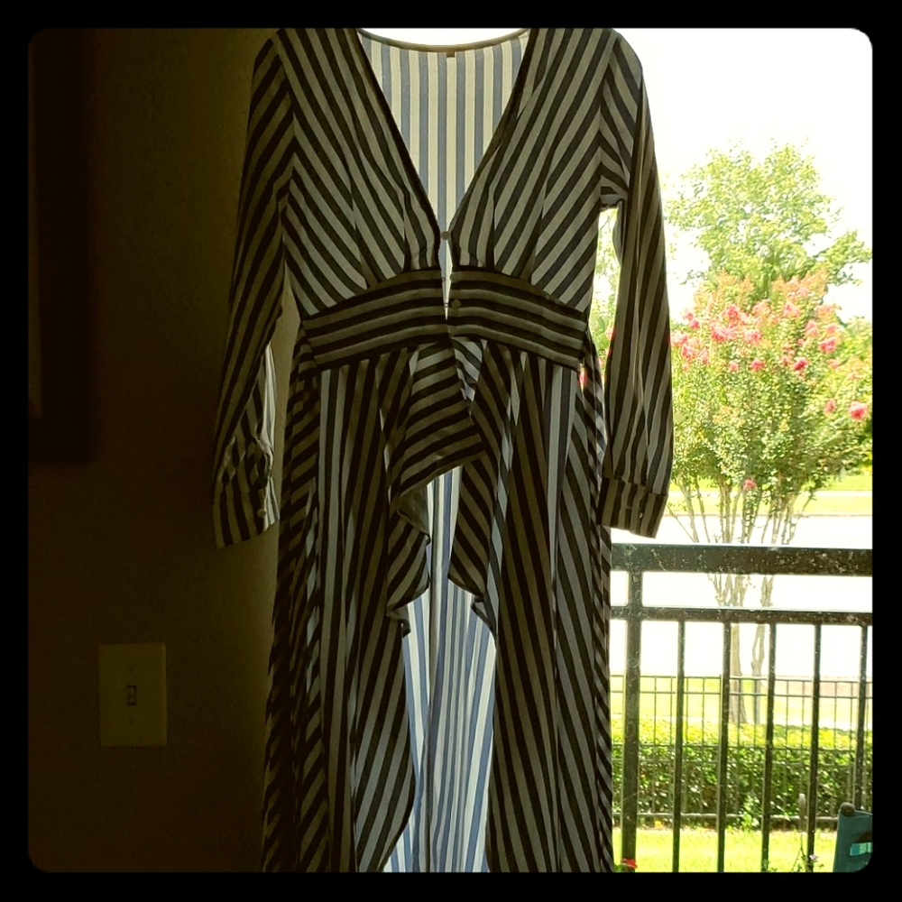 A asymmetrical high low shirt